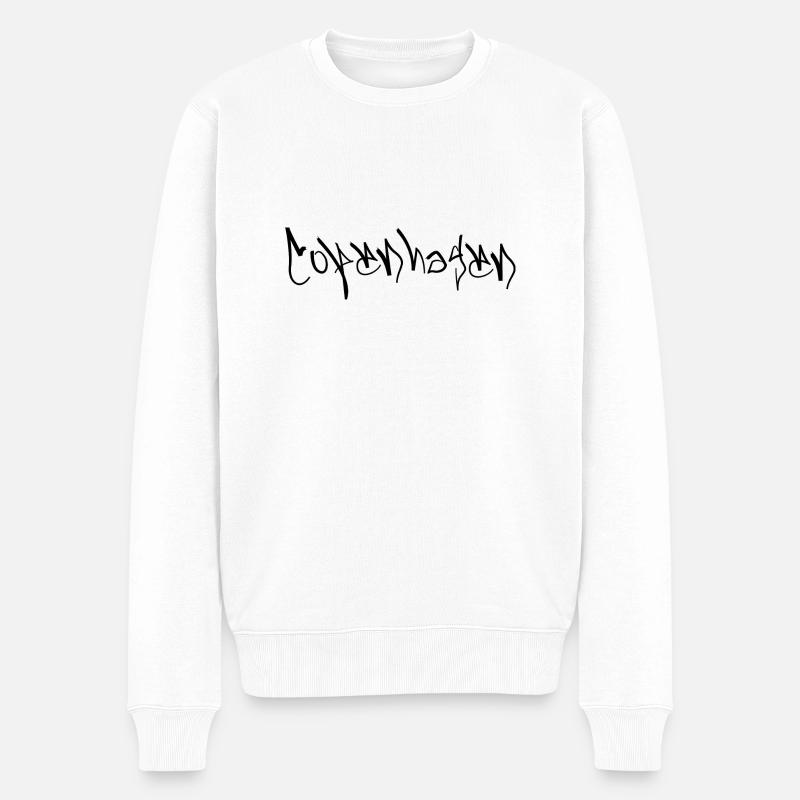 rue de Copenhague - Pull Premium bio Homme - blanc