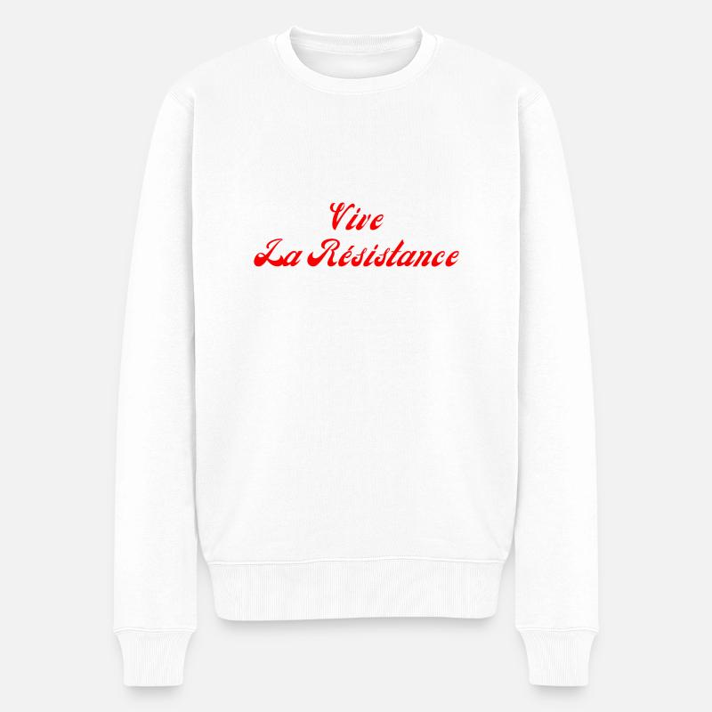 Vive la résistance - Pull Premium bio Homme - blanc