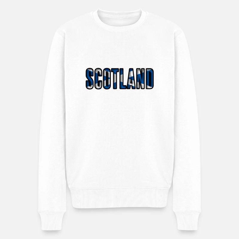 Écosse - Pull Premium bio Homme - blanc