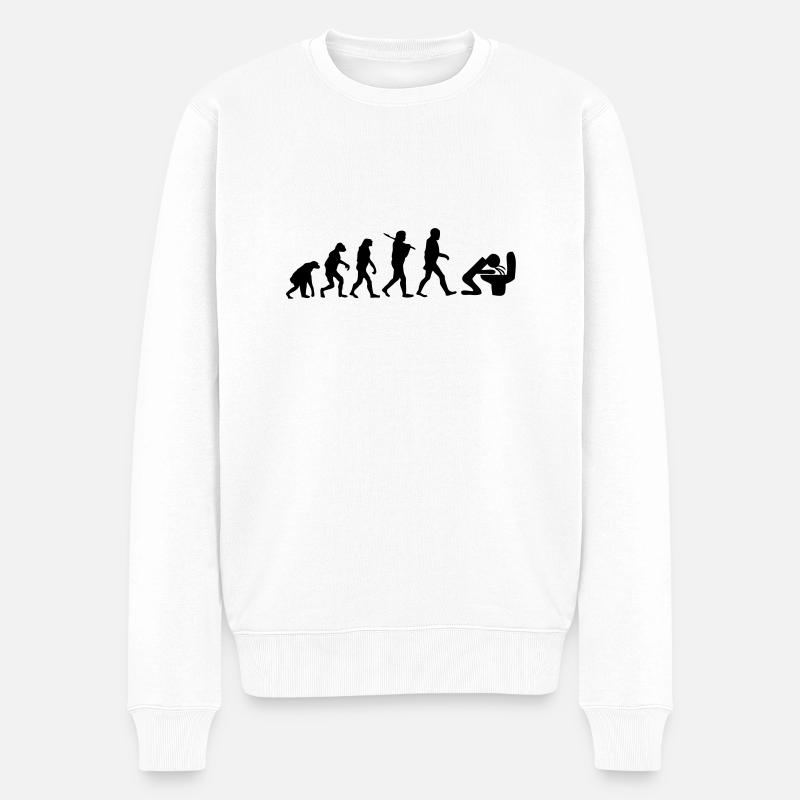 Kotzen - Männer Premium Bio Pullover - Weiß