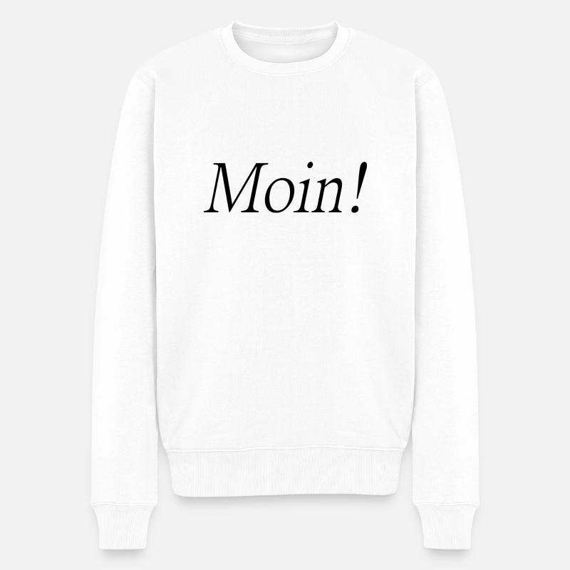Moin - Pull Premium bio Homme - blanc