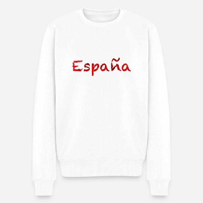 Espagne - Pull Premium bio Homme - blanc
