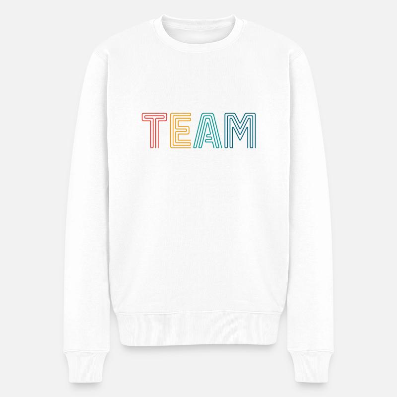 Équipe - Pull Premium bio Homme - blanc