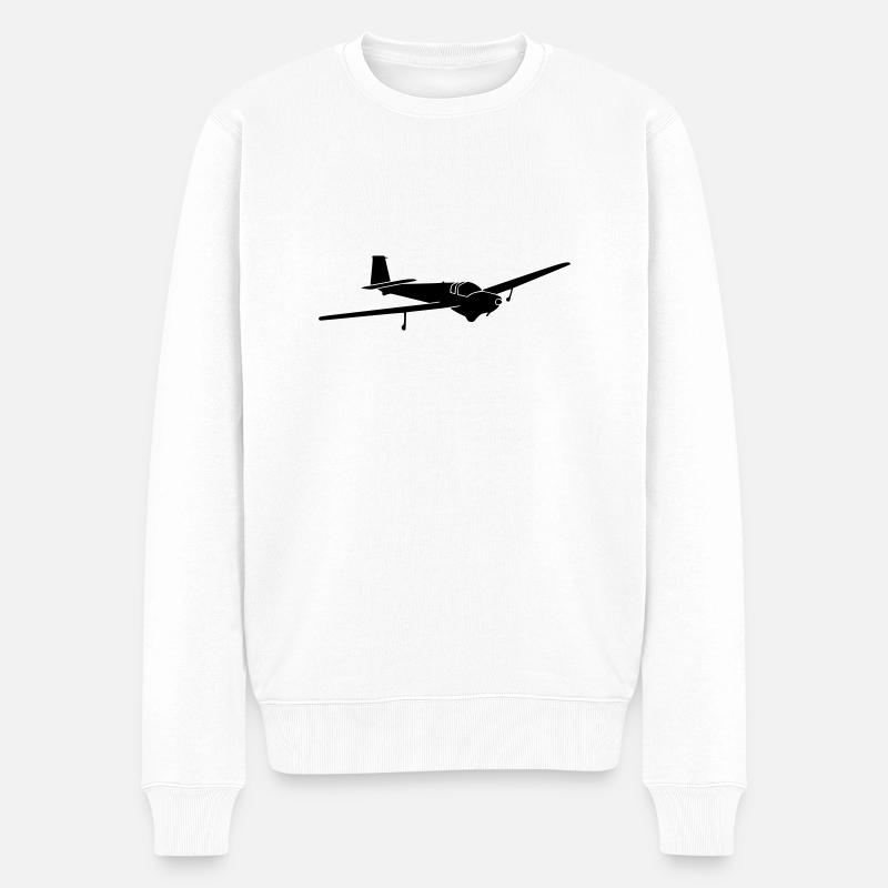SF 25 C-Falke - Männer Premium Bio Pullover - Weiß