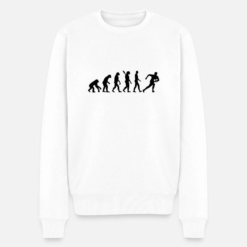 Evolution Rugby - Pull Premium bio Homme - blanc