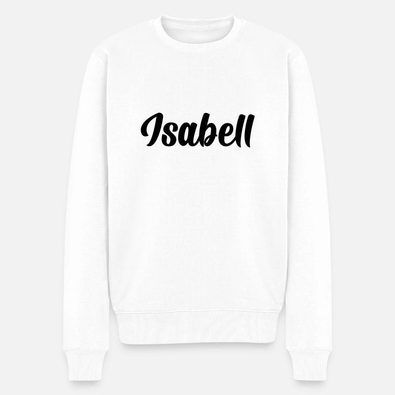 Isabell - Männer Premium Bio Pullover - Weiß