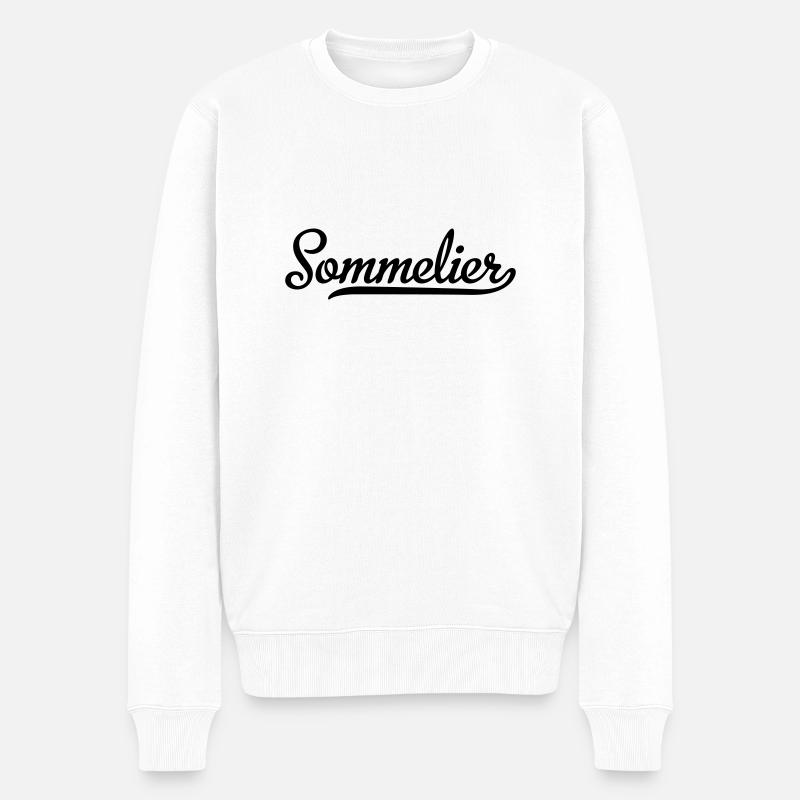 Sommelier - Pull Premium bio Homme - blanc