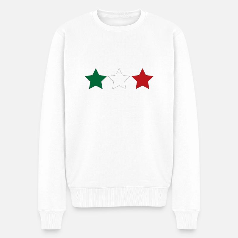 Italie - Pull Premium bio Homme - blanc