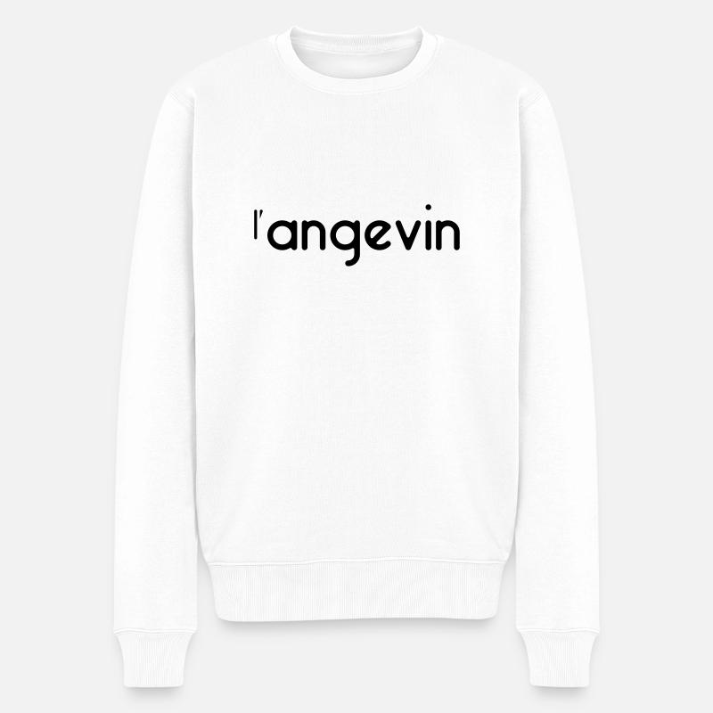 Die Angevin - anpassbar - Männer Premium Bio Pullover - Weiß