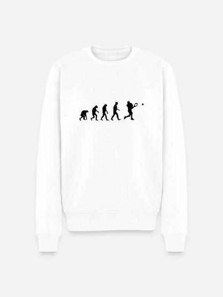 tennis evolution - Men's Premium Organic Jumper - white