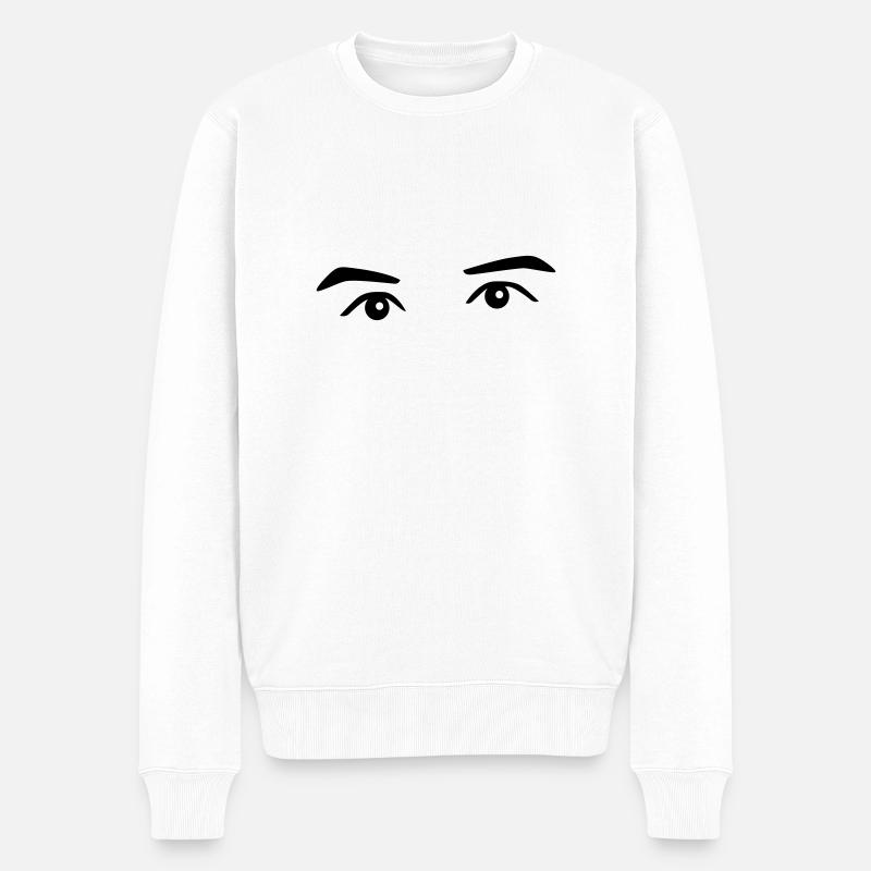les yeux - Pull Premium bio Homme - blanc