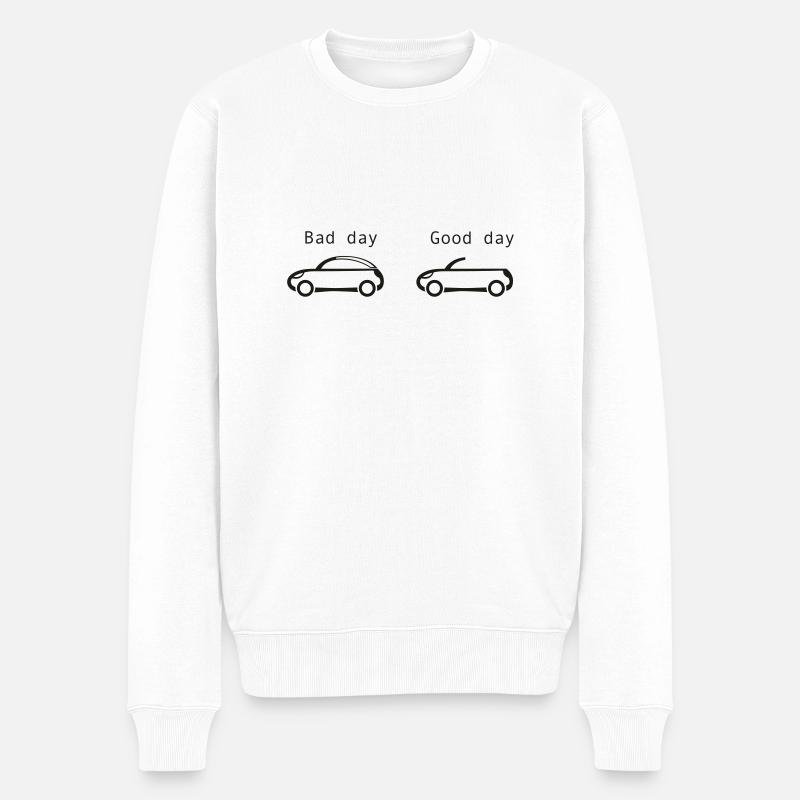 pluriel01 - Männer Premium Bio Pullover - Weiß