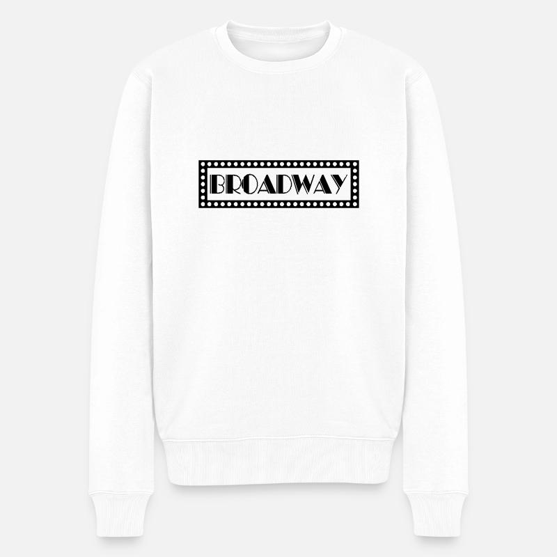 Broadway - Pull Premium bio Homme - blanc
