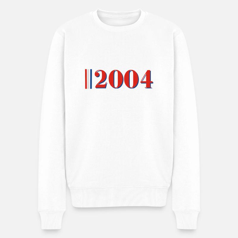 Année 2004 - Pull Premium bio Homme - blanc