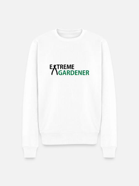 Garden - Men's Premium Organic Jumper - white