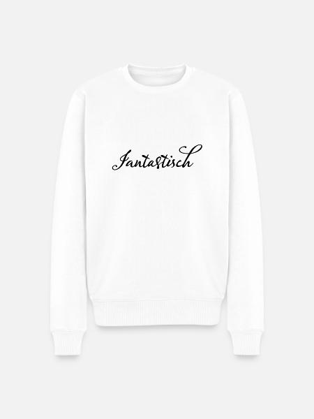 Jan Fantastisch - Männer Premium Bio Pullover - Weiß