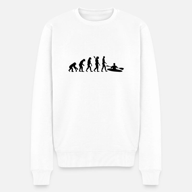 Évolution Kayak - Pull Premium bio Homme - blanc