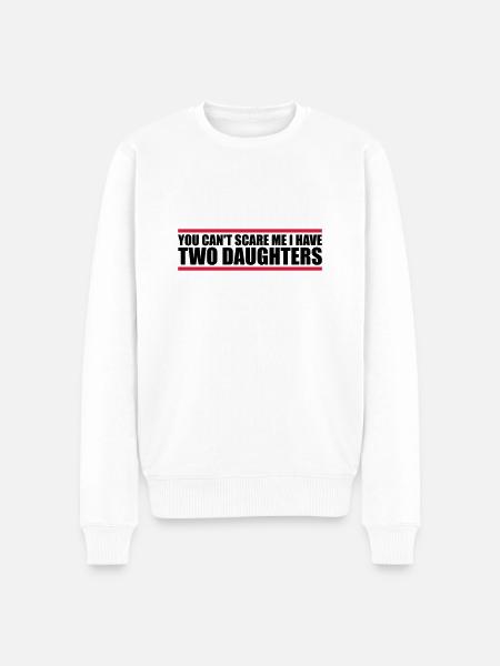 I have two daughters - Männer Premium Bio Pullover - Weiß