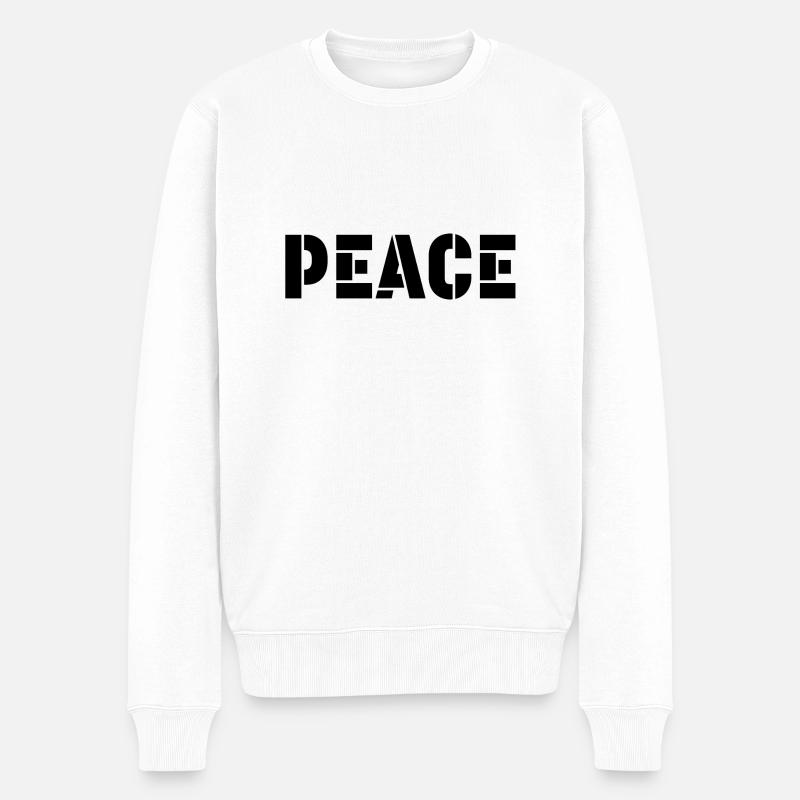 T-shirt de la paix - Pull Premium bio Homme - blanc