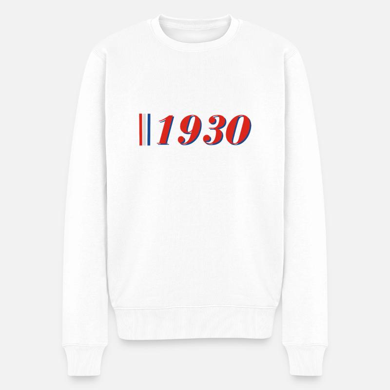 Année 1930 - Pull Premium bio Homme - blanc
