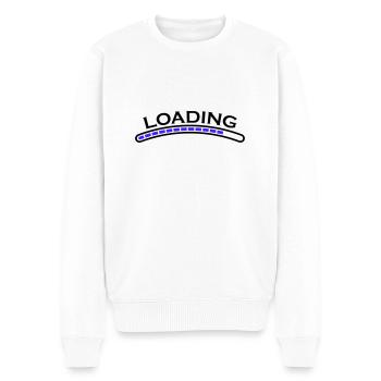 loading ladebalken - Männer Premium Bio Pullover - Weiß - Vorne - Thijin (182cm)