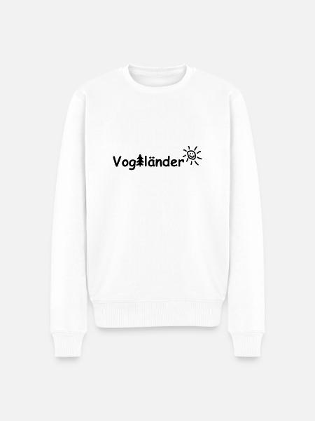 Vogtländer - Männer Premium Bio Pullover - Weiß