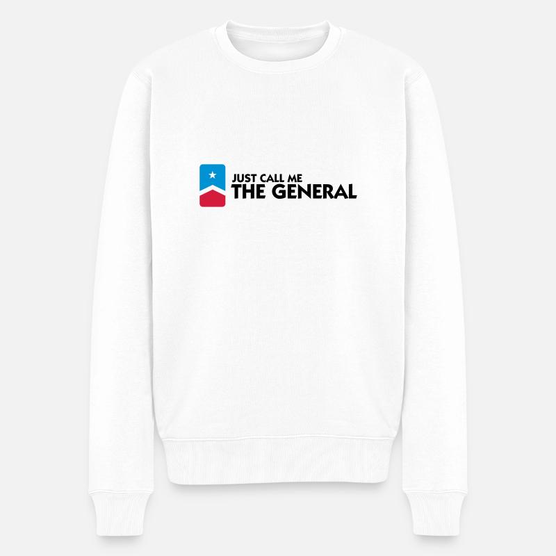 Appelez-moi au général - Pull Premium bio Homme - blanc
