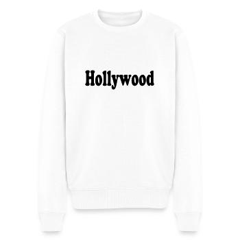 hollywood - Pull Premium bio Homme - blanc - Devant - Thijin (182cm)
