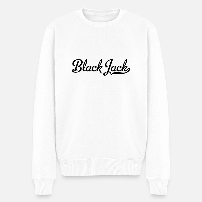 Jack noir - Pull Premium bio Homme - blanc