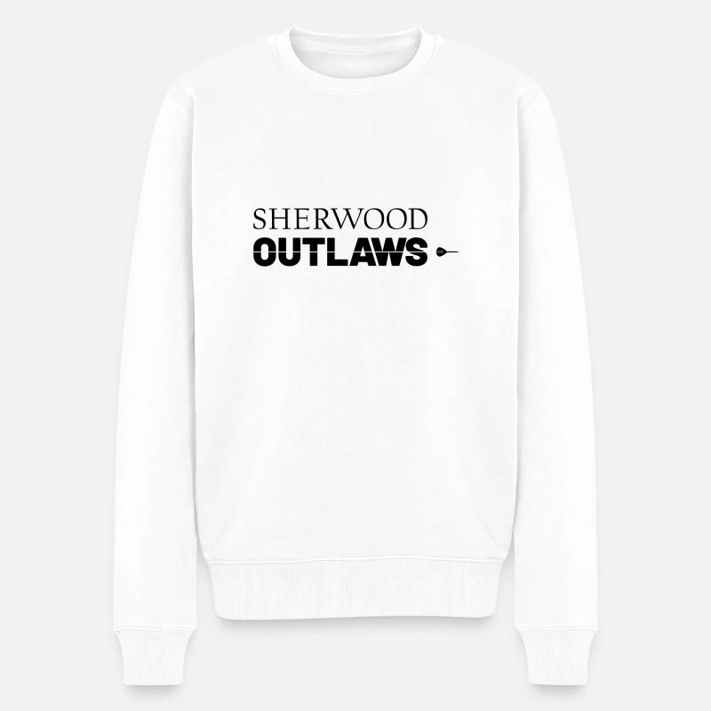 Sherwood interdit les fléchettes - Pull Premium bio Homme - blanc