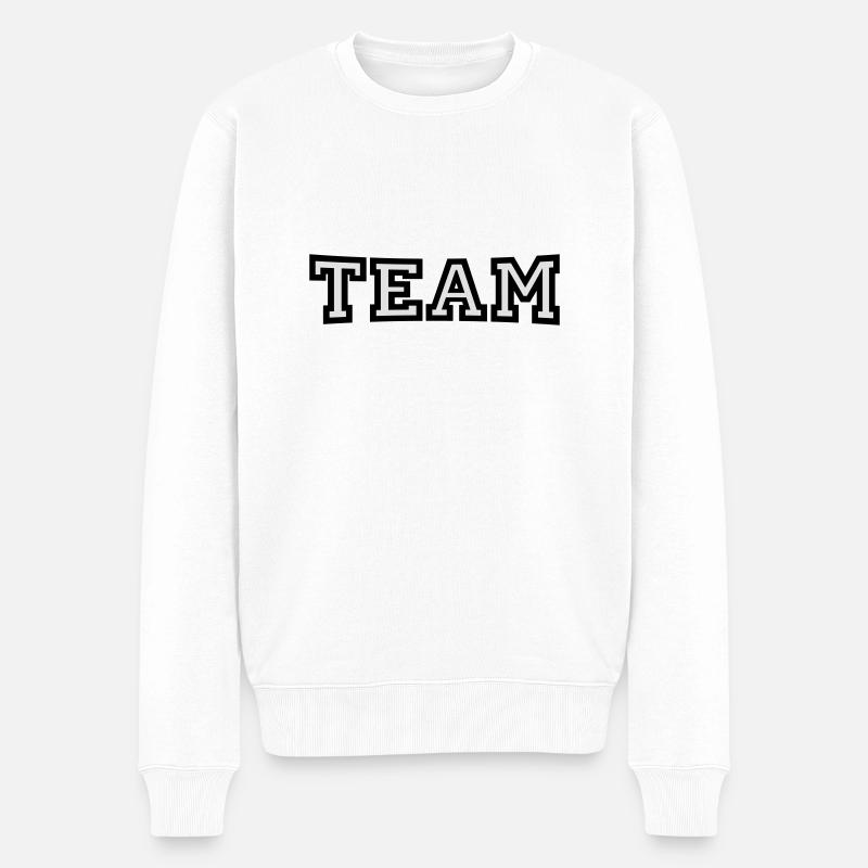 Équipe - Pull Premium bio Homme - blanc