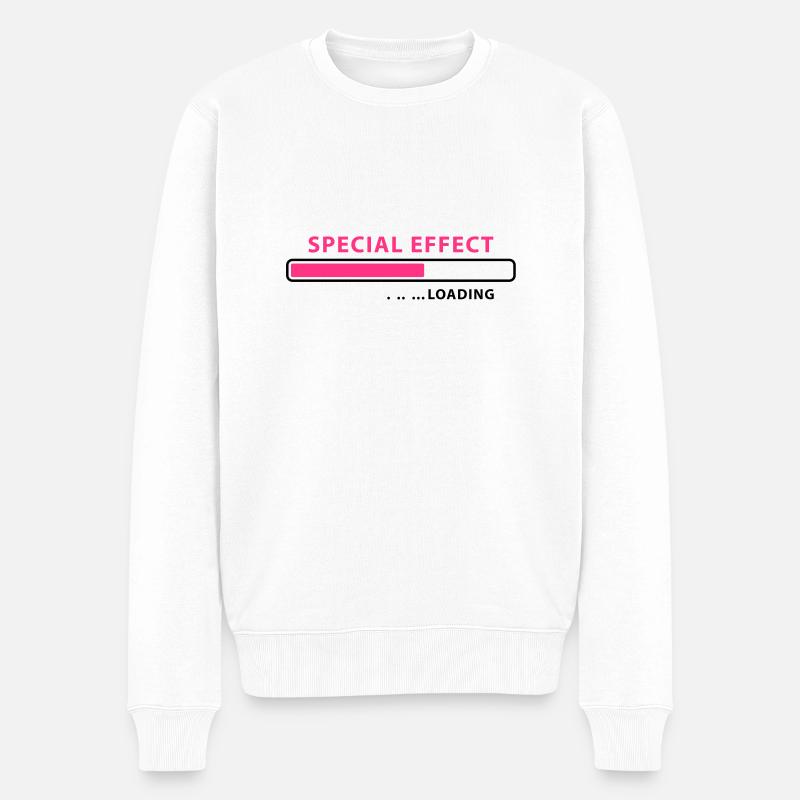 chargement Effet spécial - être patient - Pull Premium bio Homme - blanc