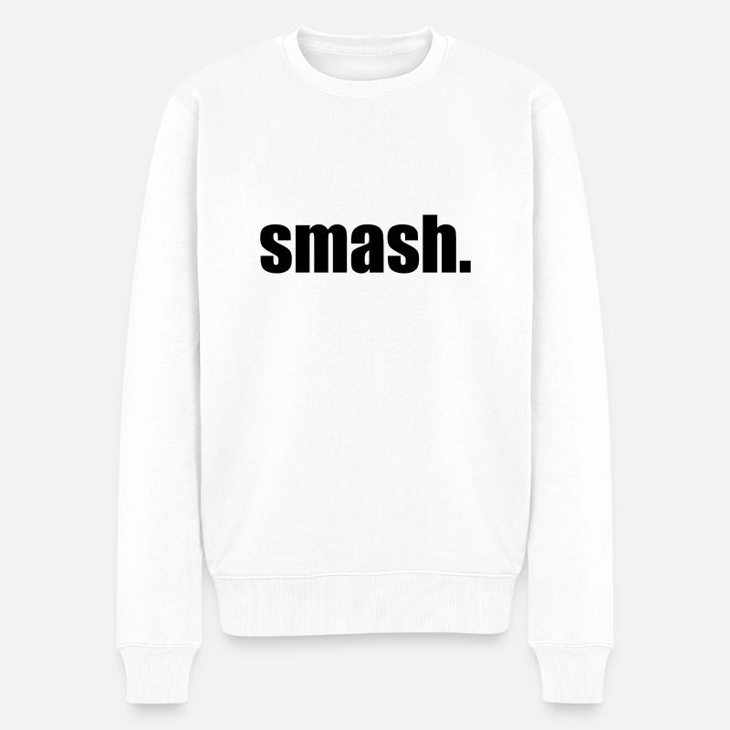 smash point s - Pull Premium bio Homme - blanc