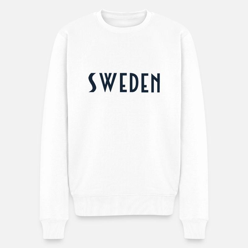 Suède - Pull Premium bio Homme - blanc