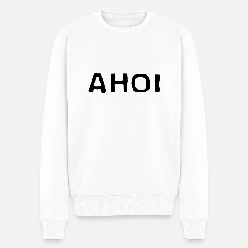 ohé - Pull Premium bio Homme - blanc