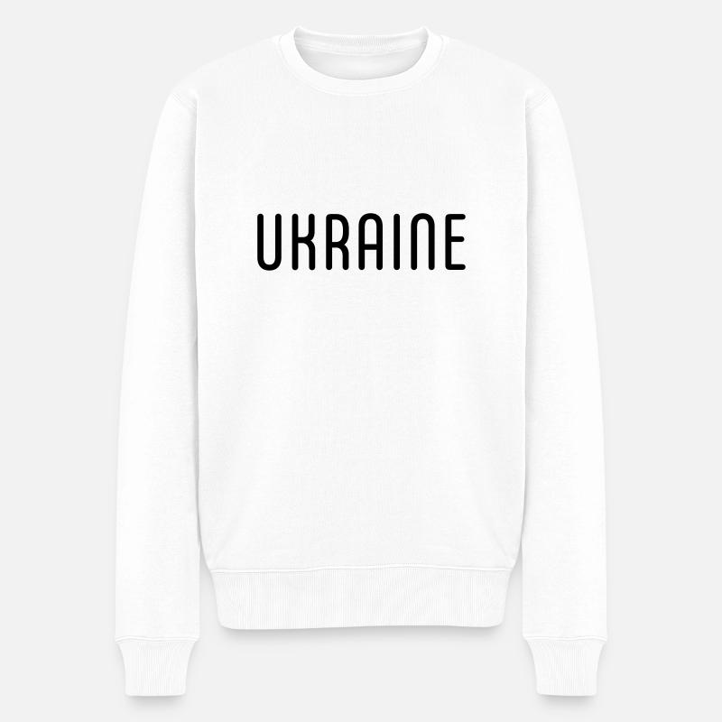Ukraine - Pull Premium bio Homme - blanc