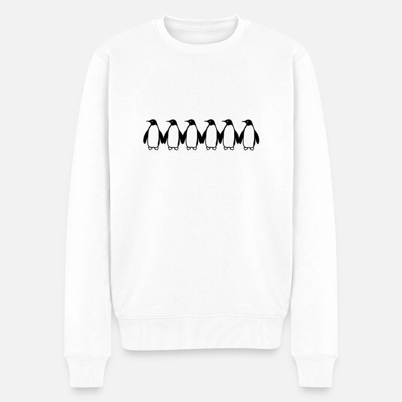 Pinguine - Pull Premium bio Homme - blanc