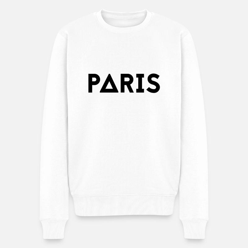 PARIS - Pull Premium bio Homme - blanc