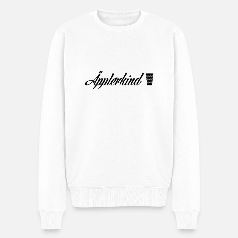 Äpplerkind Frankfurt - Stadtgeschenke - Männer Premium Bio Pullover - Weiß