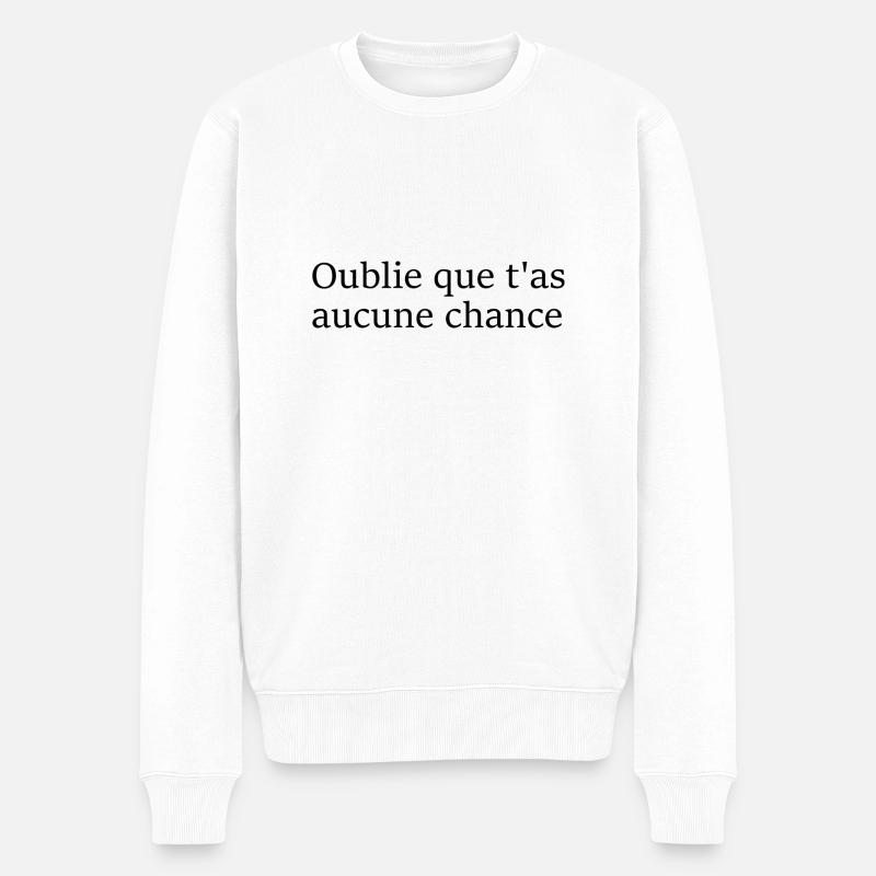 Aucune chance - Pull Premium bio Homme - blanc