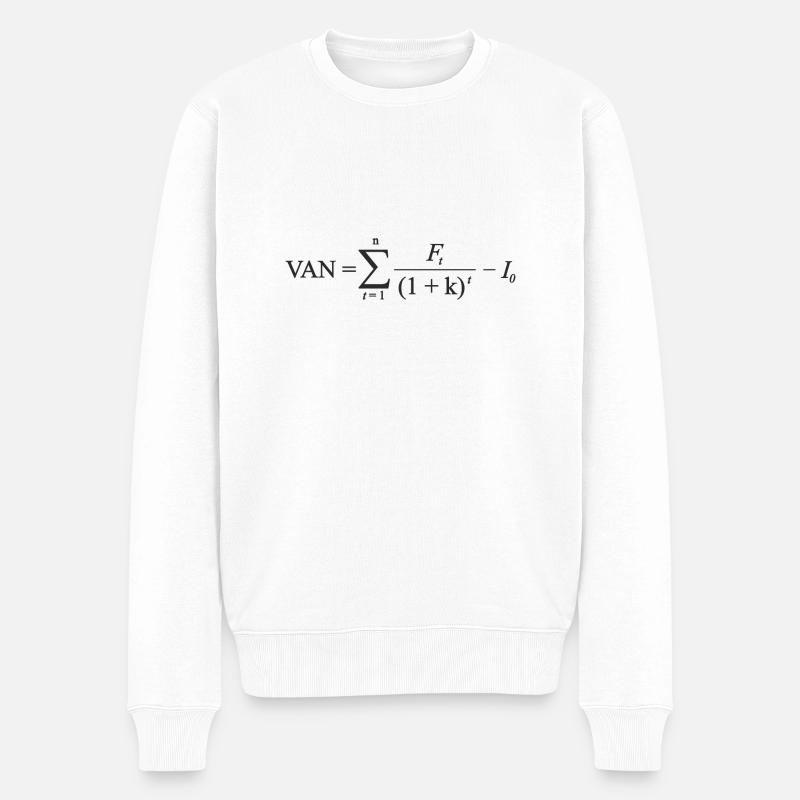 VAN - Pull Premium bio Homme - blanc