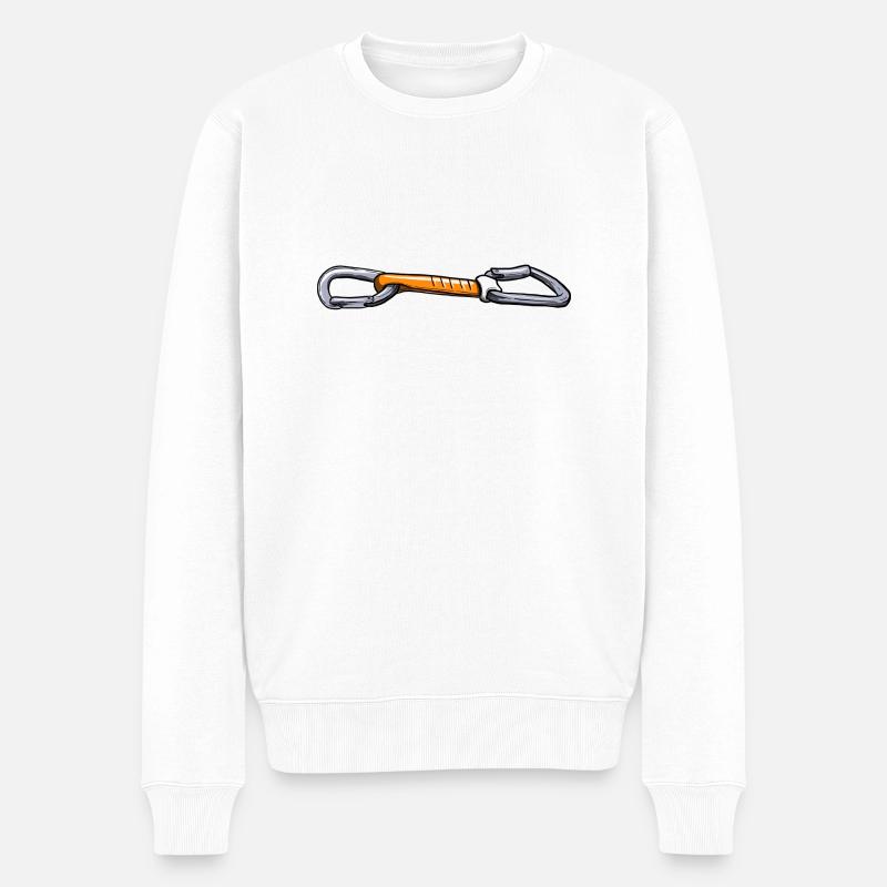 Expressschlinge - tirage rapide de l’escalade - Pull Premium bio Homme - blanc