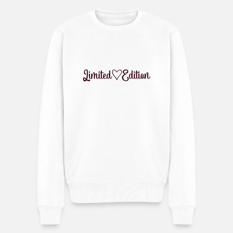 Cœur en édition limitée - Pull Premium bio Homme - blanc
