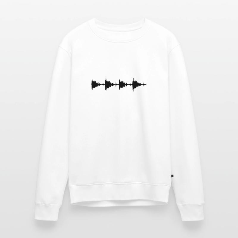 Waveform - Sample - Drumloop - Beat Men's Premium Organic Jumper