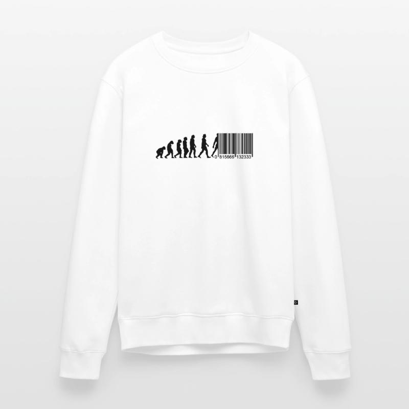 Barcode Evolution Männer Premium Bio Pullover