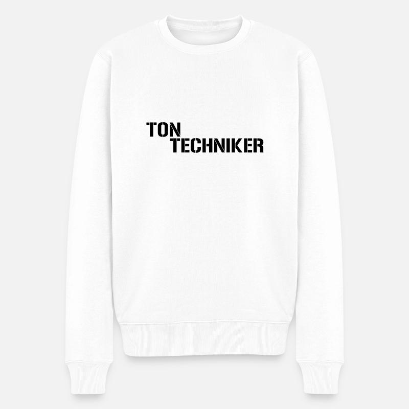 Ingénieur du son - Pull Premium bio Homme - blanc