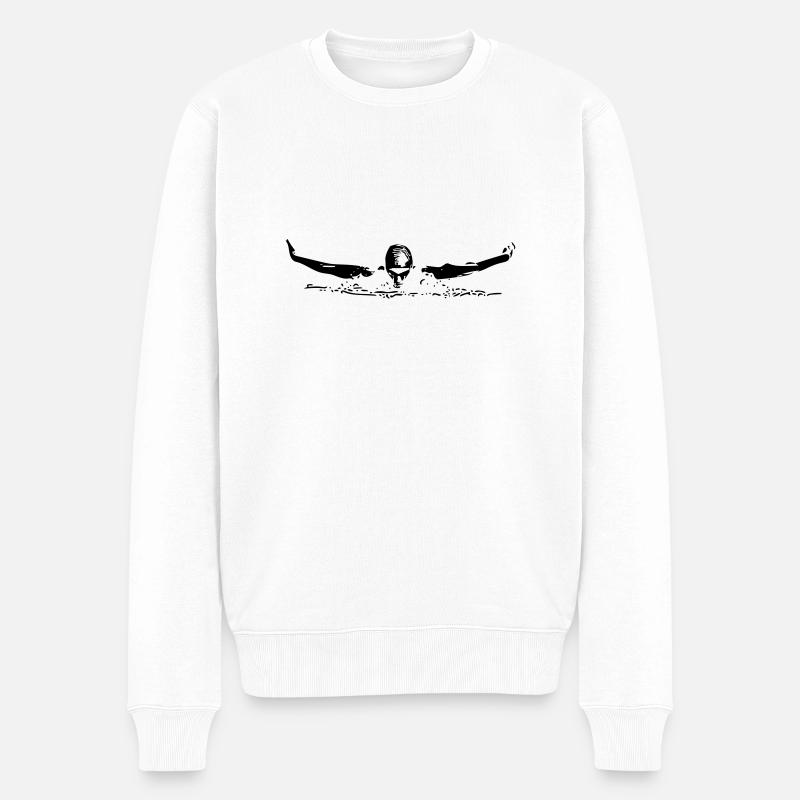 Nage - Pull Premium bio Homme - blanc