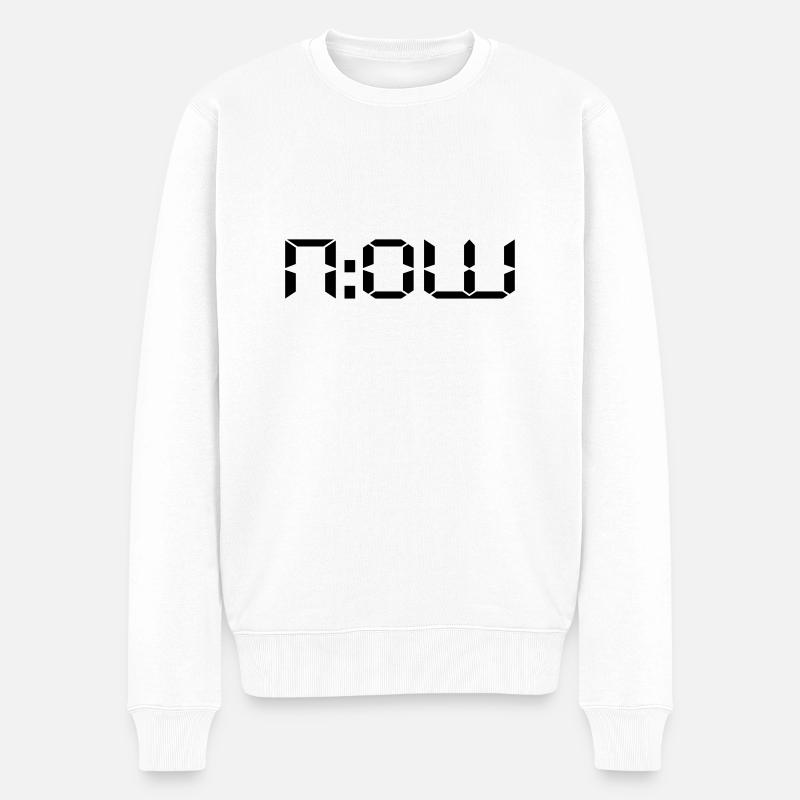 n: ow motivation - Pull Premium bio Homme - blanc