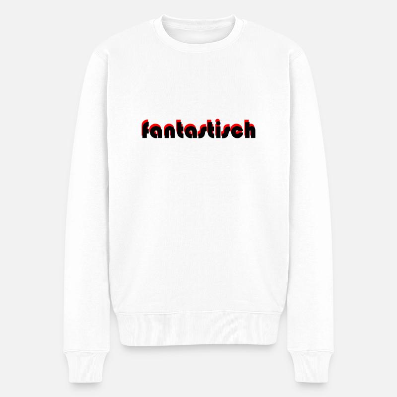 fantastique - Pull Premium bio Homme - blanc