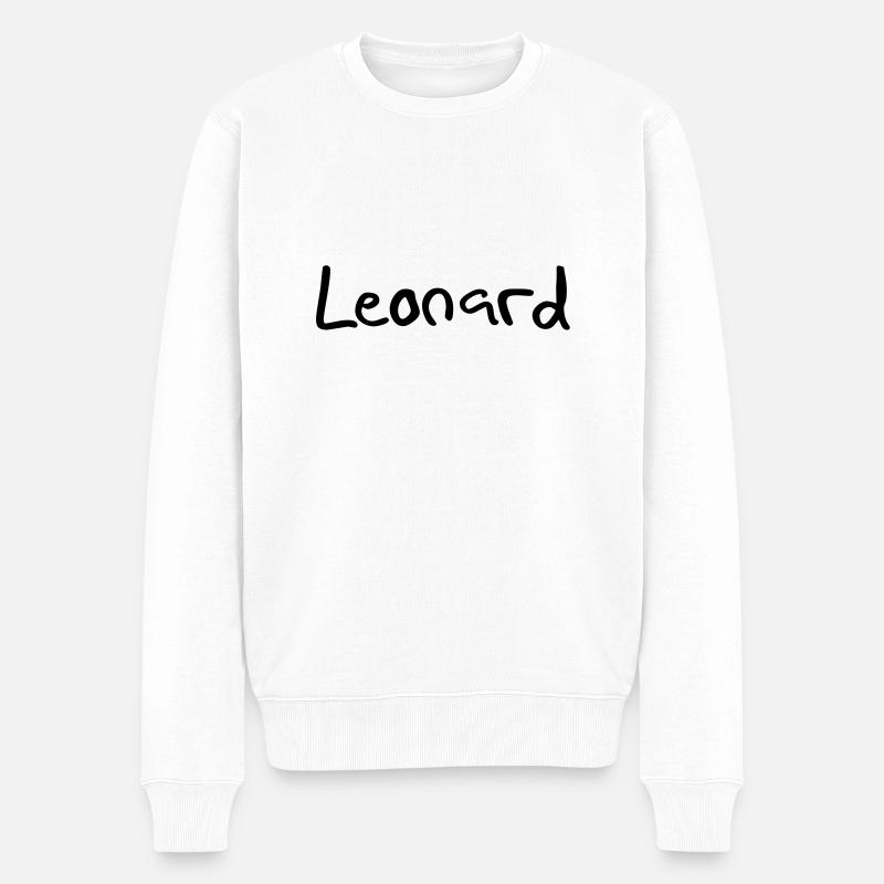 leonard - Pull Premium bio Homme - blanc